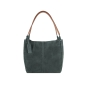 Preview: SHOPPER BAG SUEDE DUST aus Veloursleder mit viel Stauraum und Kurzgriffen